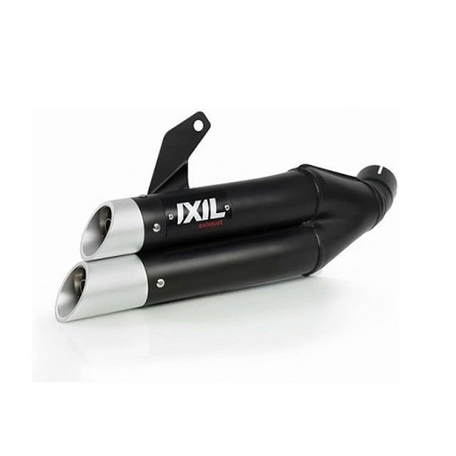 IXIL HARLEY DAVIDSON X350 スリップオンマフラー L3XB デュアルハイパーロー IX-XQ1310XB イクシル マフラー本体 X350