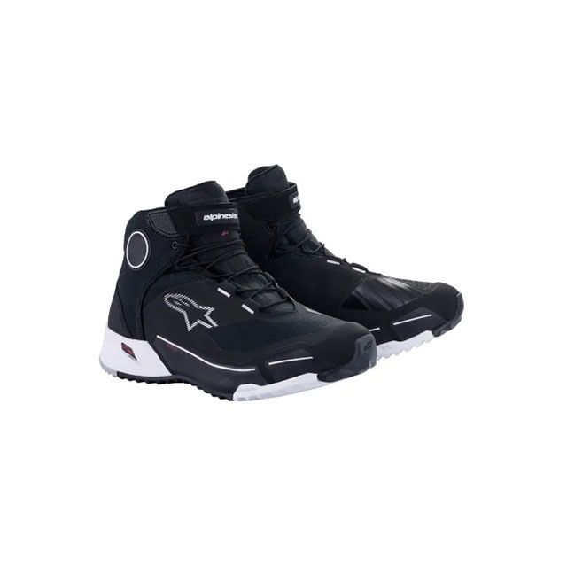 Alpinestars CR-X DRYSTAR RIDING SHOES（12 BLACK WHITE） サイズ 8.5（26.0cm） 2611820 メーカー在庫あり アルパインスターズ ライディングシューズ