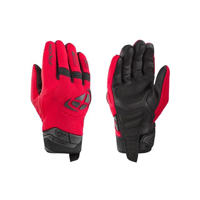 IXON THUND レザー バイクグローブ 黒/赤/白 IXON（イクソン）VORTEX GL レーシンググローブ(BLACK/WHITE/RED