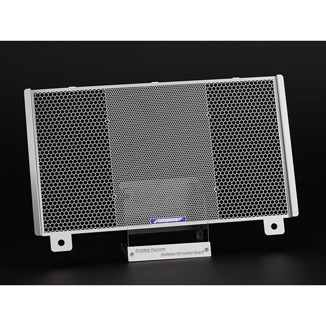 ETCHING FACTORY V-Strom800DE（23～）用ラジエターガード（シルバー） カラー 赤エンブレム RGS-VSTROM800DE-00-rd エッチングファクトリー ラジエター関連パーツ V-Strom800DE｜パークアップ 店 15,306円
