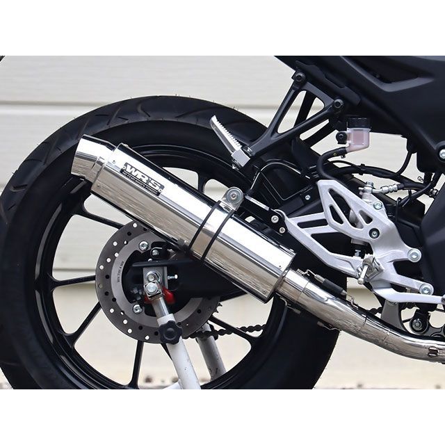 WR’S JMCA フルエキゾースト ラウンド・ステンレスサイレンサー LA2140JM ダブルアールズ マフラー本体