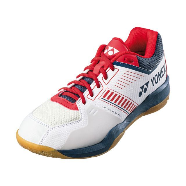 YONEX パワークッションストライダーフロー（ホワイト/ネイビー/レッド） サイズ 23.5cm SHBSF1 ヨネックス シューズ類