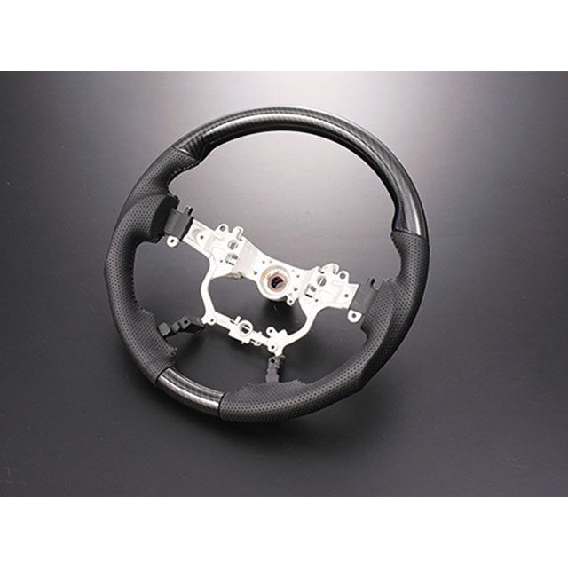 LANBO デザインステアリング ガングリップ 30アルヴェル（ブラックカーボン） LS198 LANBO 内装パーツ・用品