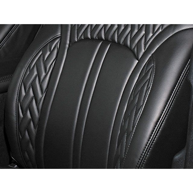 LANBO レザーシートカバー Type LUXE ハリアー ZSU/AVU（ブラック×ブラック） LANBO-LUXE-1578-BK LANBO 内装パーツ・用品
