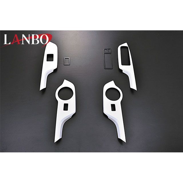 LANBO パワーウインドースイッチパネル C-HR ZYX10/NGX50（ホワイト＋ブラック） LP1044 LANBO 内装パーツ・用品 9,941円