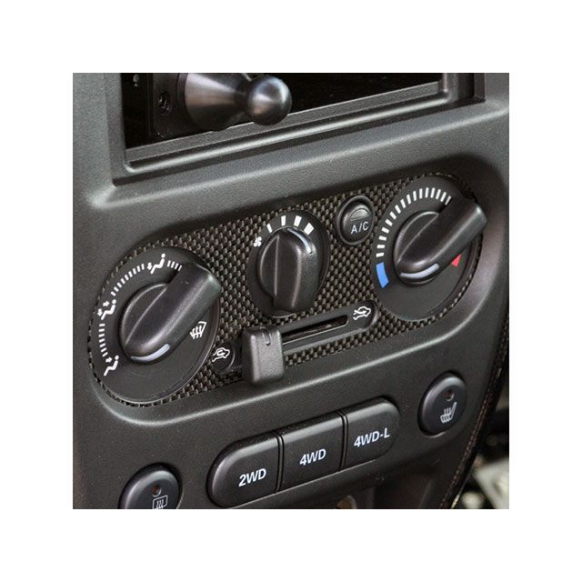 APIO ACコントロールカバー リアルカーボン ・413101C APIO 内装パーツ・用品