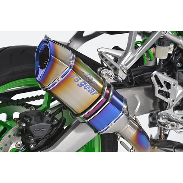 R’s GEAR GPスペック フルエキゾースト（チタンドラッグブルー） GK44-T1SD アールズギア マフラー本体 NINJA ZX-4R SE NINJA ZX-4RR KRT EDITION/40thANNIVERSARY EDITION