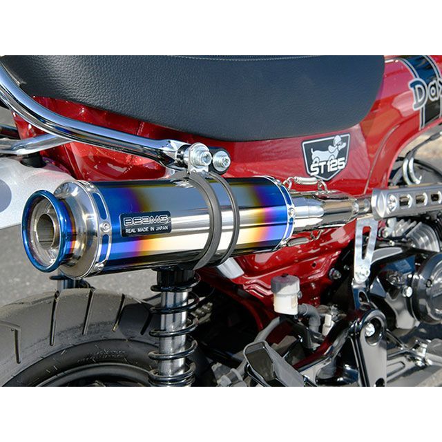 BEAMS R-EVO TYPE C チタン 政府認証 G1012-56-007 ビームス マフラー本体 DAX125｜パークアップ 店