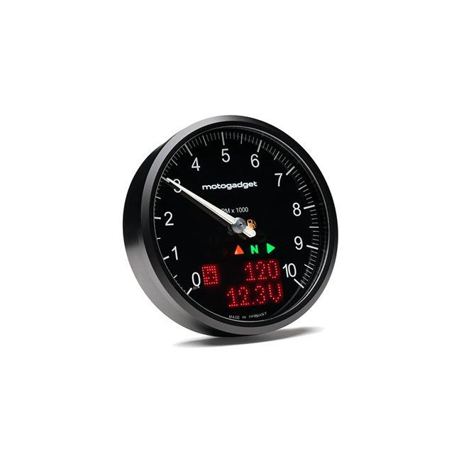 motogadget モトスコープ クロノクラシック2/10000rpm(ブラック) MG-2007002 モトガジェット メーターキット関連パーツ 汎用|パークアップ 店