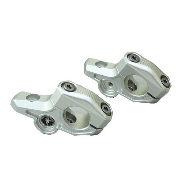 R&rsquo;s GEAR ハンドルセットバックライザー（シルバー） BB28-HB00 アールズギア ハンドルポスト関連パーツ｜パークアップ 店
