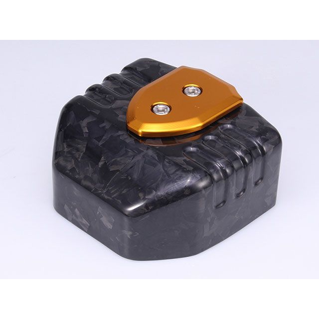 SPEEDRA コイルカバー カーボンタイプ フォージドカーボン(艶あり) アルミカバー ゴールド CHD0109FGGD SPEEDRA ドレスアップ・カバー RH1250S、RA1250、RA1250S
