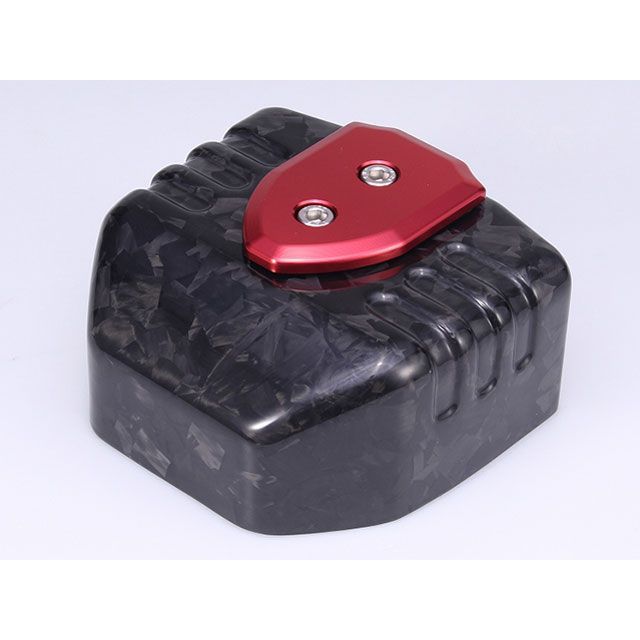 SPEEDRA コイルカバー カーボンタイプ フォージドカーボン（艶あり） アルミカバー レッド CHD0109FGRD SPEEDRA ドレスアップ・カバー RH1250S、RA1250、RA1250S