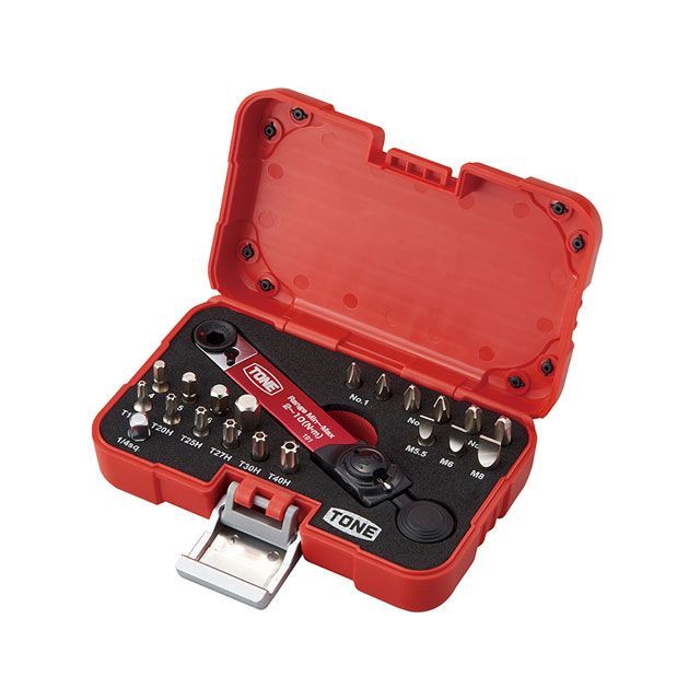 【製造業者直送】TONE トルクビットラチェットセット TBS20 トネ お手々物の具