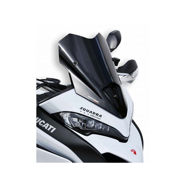 ERMAX Multistrada1200 2015-2017 スポーツスクリーン 39cm カラー ダークブラック ・030756021 アルマックス スクリーン関連パーツ Multistrada1200