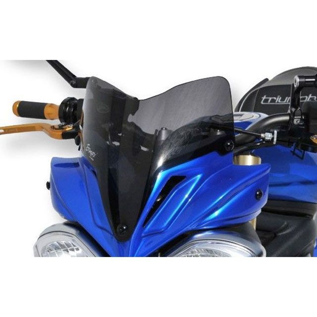 ERMAX Street Triple 13-15 ノーズカウル 21cm ライトブラックスクリーン付属 カラー サテンブラック2015 ・262147034 アルマックス スクリーン関連パーツ Street Triple