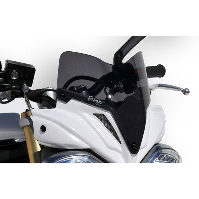 ERMAX Speed Triple1050 11-18 ノーズフェアリングカウル 21cmライトブラックスクリーン付属 カラー メタリックブラック2011-2018 ・272165030 アルマックス スクリーン関連パーツ Speed Triple1…