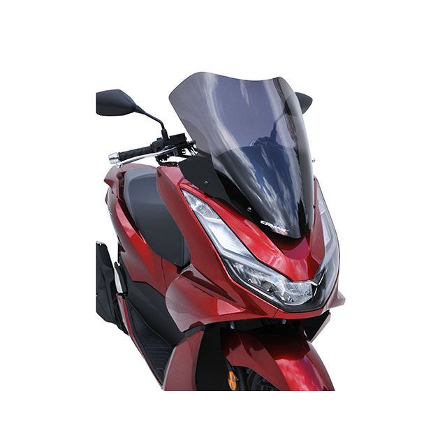 ERMAX PCX160 2021-2023 スポーツツーリングスクリーン 53cm カラー サテングレー ・ST01T18-83-PCX160 アルマックス スクリーン関連パーツ PCX160