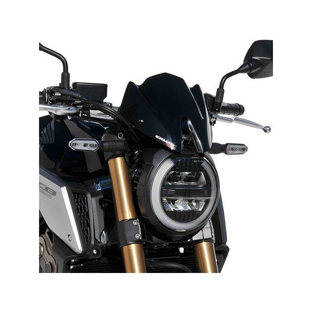 ERMAX CB650R 2021-2023 ハイパースポーツスクリーン 23cm カラー ライトブラック ・HY01T12-03 アルマックス スクリーン関連パーツ CB650R