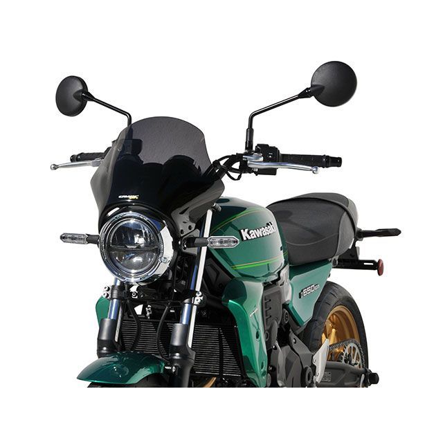 ERMAX Z650RS 2022-2023 ノーズスクリーン 29cm カラー ライトブラック ・0603S81-03 アルマックス スクリーン関連パーツ Z650RS