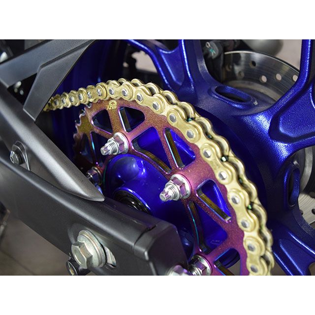 ADVANTAGE ADVANTAGA XAM＆DID GOLD ドライブチェーン＆前後スプロケットキット（タフライトスチール） XTS027-G アドバンテージ スプロケット関連パーツ GT750