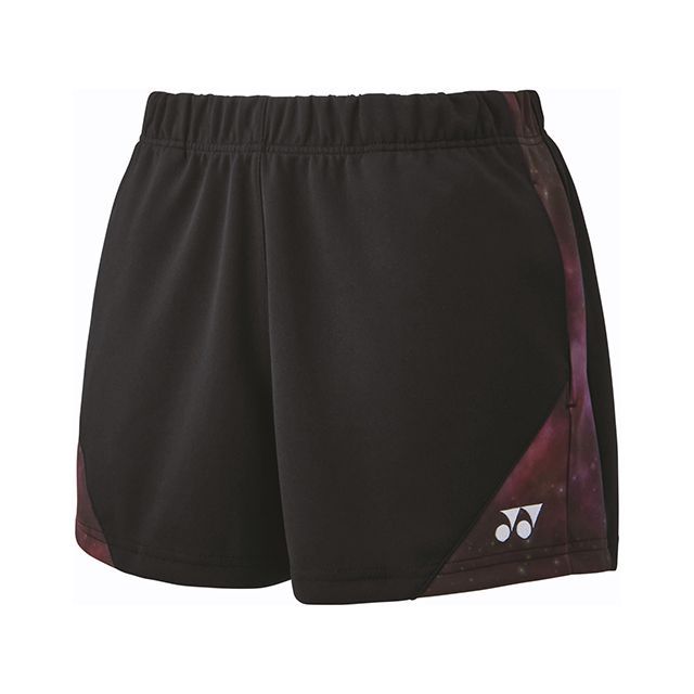 YONEX 25096 ウィメンズニットショートパンツ（ブラック） サイズ O 25096 メーカー在庫あり ヨネックス アウトドア用ウェア