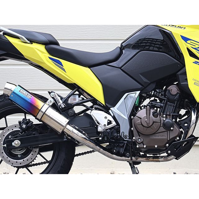 WR’S JMCA フルエキゾースト ラウンド・焼き色チタンサイレンサー LS3260JM ダブルアールズ マフラー本体 Vストローム250SX