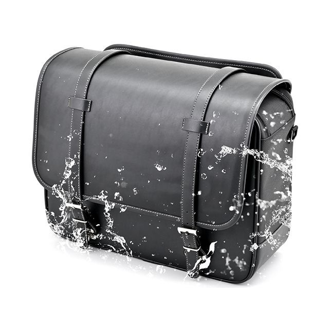 HenlyBegins DHS-59 サドルバッグ インナー防水 22L（ブラック） 48404 メーカー在庫あり ヘンリービギンズ ツーリング用バッグ｜パークアップ 店