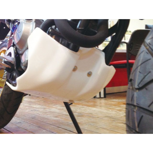 CYCLE-AM スキッドプレートタイプII(ホワイト) CJE15WH メーカー在庫あり サイクラム カウル・エアロ CRF250L CRF250M|パークアップ 店
