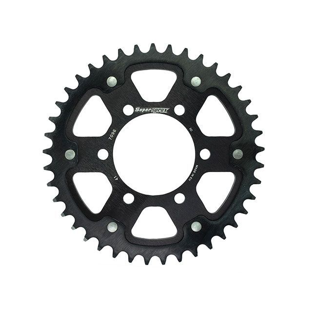 Supersprox リア スプロケット（ステルス）7096-41T（ブラック） RST-7096:41-BLK メーカー在庫あり スーパースプロックス スプロケット関連パーツ 社外ホイール対応：JB-MAGTAN、GALESPEED、LAVORANT…