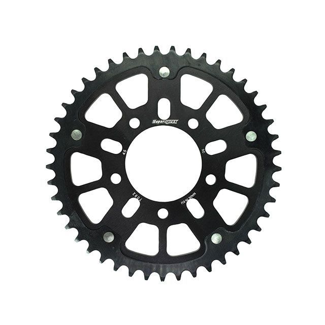 Supersprox リア スプロケット（ステルス）7092-45T（ブラック） RST-7092:45-BLK スーパースプロックス スプロケット関連パーツ 社外ホイール対応：MARCHESINI（TYPE-A）、OZ、BST、ROTOBOX、ENK…