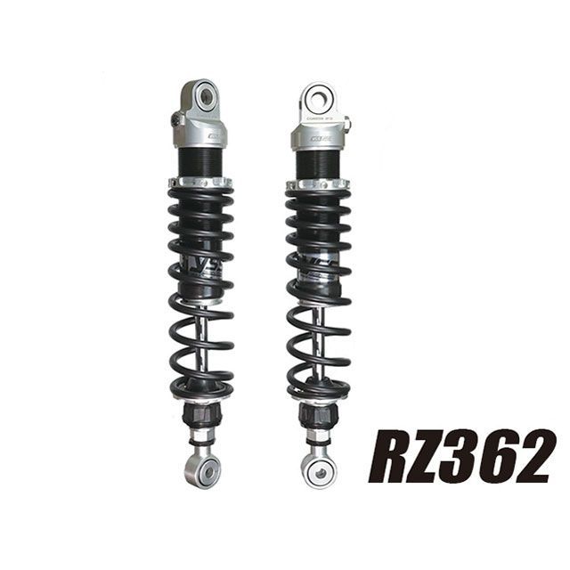 YSS RACING リアサスペンション ツインショック RZ362/2本セット（シルバー×レッド） 119-43111701 YSS リアサスペンション関連パーツ GT380
