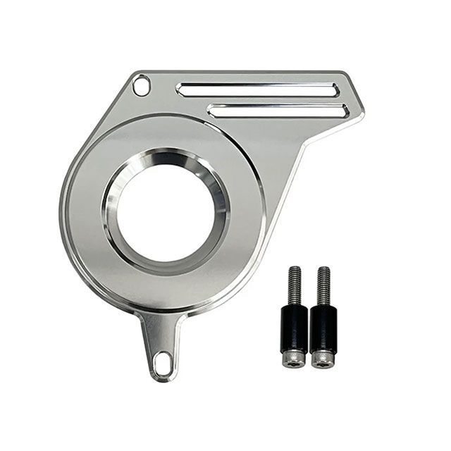 SNIPER Dax125/ダックス125 ハンターカブ/CT125 モンキー125/Monkey125 ドライブスプロケットカバー銀 SP0161S メーカー在庫あり スナイパー スプロケット関連パーツ