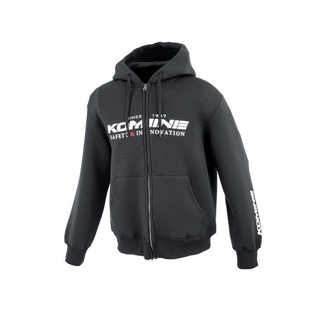 KOMINE 2024-2025秋冬モデル JK-402 コミネチームフーディ(ブラック) サイズ 2XL ・07-402 メーカー在庫あり コミネ カジュアルウェア|パークアップ 店