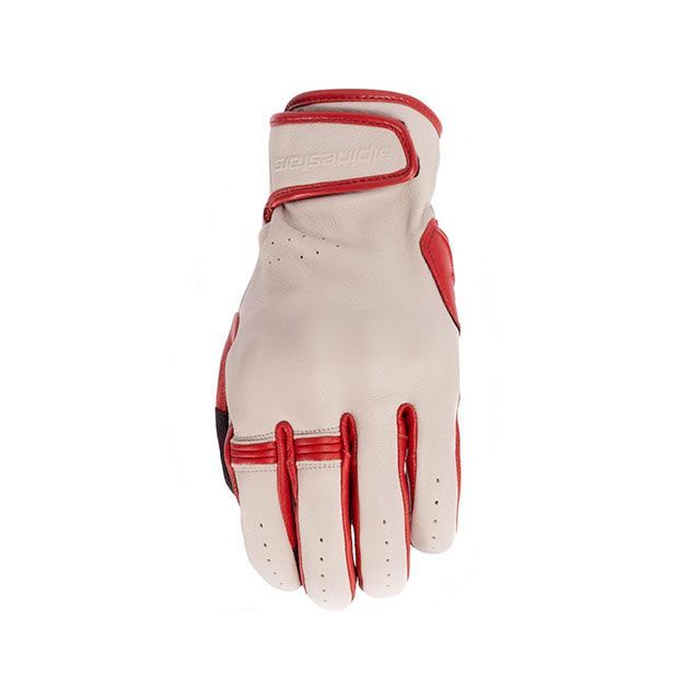 Alpinestars ダイノレザーグローブ（エクリュ/ルビーレッド） サイズ XL 3509624 メーカー在庫あり アルパインスターズ レザーグローブ