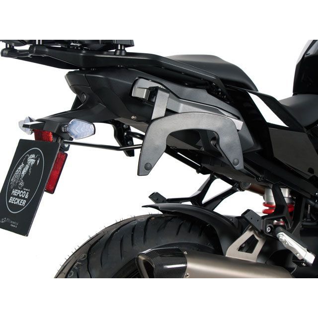 HEPCO＆BECKER サイドソフトケースホルダー 「C-Bow」 630-6538-0001 ヘプコ＆ベッカー キャリア・サポート S1000XR｜パークアップ 店