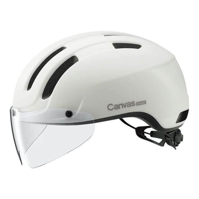 OGK KABUTO 安全帽 CANVAS-SMART（マットオフホワイト） 製造業者店卸し資産あり オージーケーカブト（銀輪） 安全帽