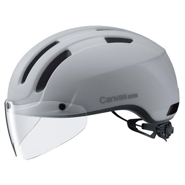 OGK KABUTO 安全帽 CANVAS-SMART（マットライトグレー） 製造業者店卸し資産あり オージーケーカブト（銀輪） 安全帽