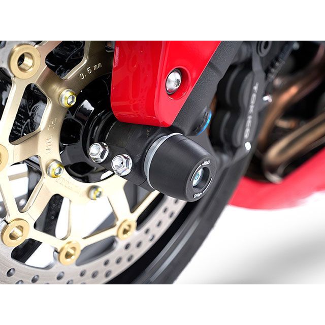 R&G フロントスウィングアームスライダー(ブラック) RG-FP0293BK アールアンドジー スライダー類 CBR600RR