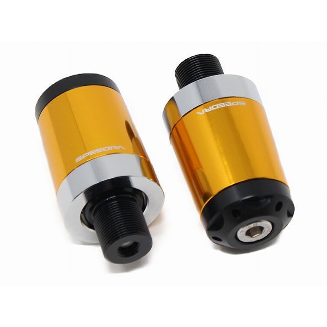 SPEEDRA ヘビーウェイトハンドルバーエンド スポーツスターS カラー ゴールド AHBEHD01GD SPEEDRA ハンドル関連パーツ RH975/S ナイトスター/S RH1250S スポーツスターS|パークアップ 店