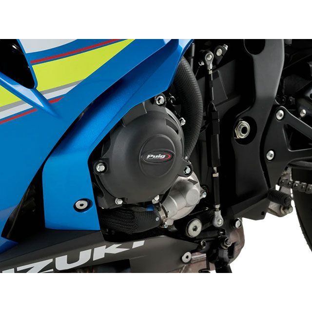 Puig エンジンケースカバー FIM承認タイプ(ブラック) 21517N プーチ エンジンカバー関連パーツ GSX-R1000R GSX-R1000|パークアップ 店