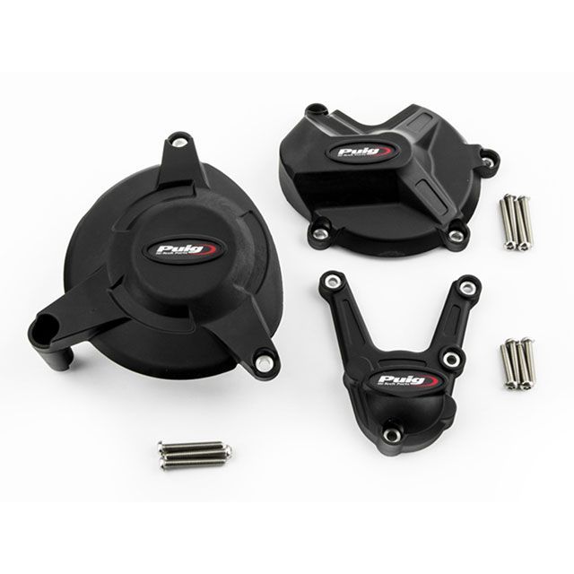 Puig エンジンケースカバー FIM承認タイプ（ブラック） 21501N プーチ エンジンカバー関連パーツ S1000R S1000RR｜パークアップ 店