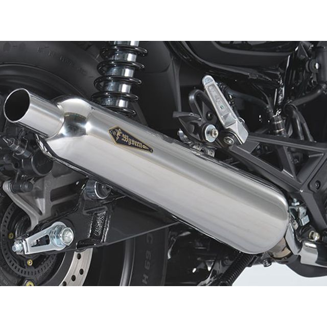 R’s GEAR ワイバンクラシック スリップオン（ステンポリッシュ） MH57-03CP アールズギア マフラー本体 GB350 GB350S