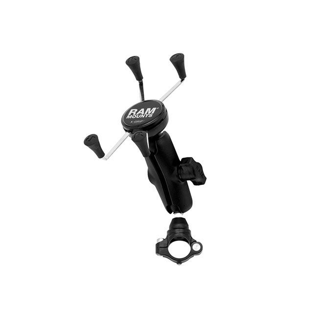 RAM MOUNTS Xグリップ（M）＆PLOT防振クランプセット（標準アーム）1インチボール RAM-PL10 ラムマウント 電子機器類