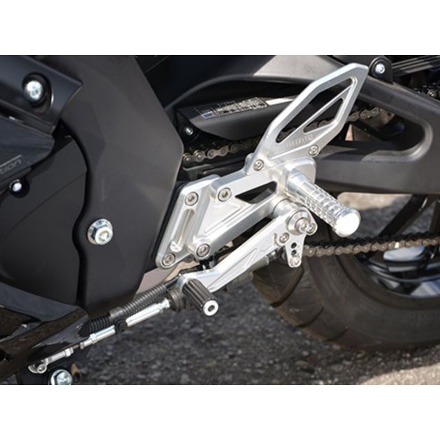 AGRAS バックステップ 純正オプションクイックシフトKIT装着車 バーエンドカラー 白 312-283-001 アグラス バックステップ関連パーツ YZF-R125 YZF-R15｜パークアップ 店 46,395円