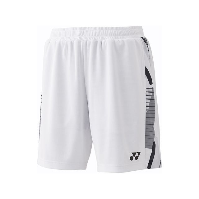 YONEX メンズニットハーフパンツ（ホワイト） サイズ SS 15175 ヨネックス アウトドア用ウェア