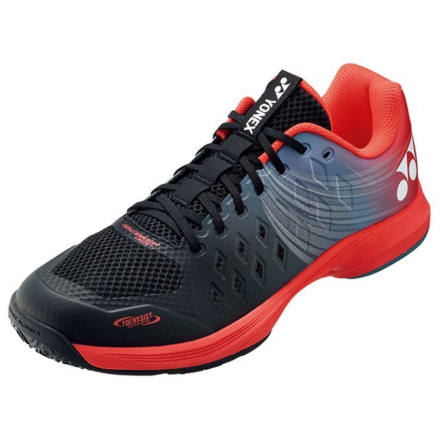 YONEX パワークッションエアラスダッシュ4WGC（コーラルレッド/ブラック） サイズ 22.0cm SHTAD4WG メーカー在庫あり ヨネックス シューズ類