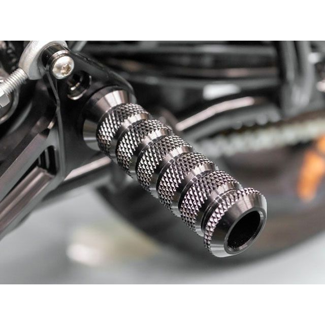 DRAFT BILLETバックステップ TYPE-Z（ブラック） 74-2044 DRAFT バックステップ関連パーツ