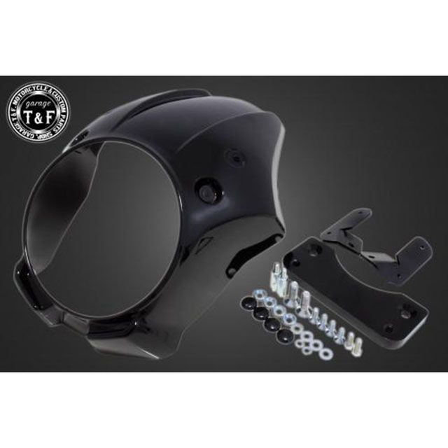 T&F レブル250 コンバットビキニカウル/後期用（ブラック） ・610064 ガレージT&F カウル・エアロ レブル250