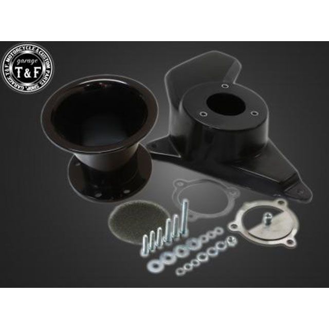 T&F ドラッグスター1100 ファンネルエアクリーナーKIT（ブラック） ・609222 ガレージT&F エアクリーナー ドラッグスター1100 ドラッグスター1100クラシック
