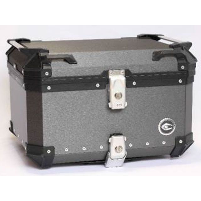 COOCASE アルミトップケース 55L（ヘアラインダークグレー） CCX550HDG メーカー在庫あり クーケース ツーリング用ボックス｜パークアップ 店